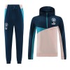 Manchester City Hoodie Training Huppari 2023-24 Neljännes Zip Kerma - Miesten